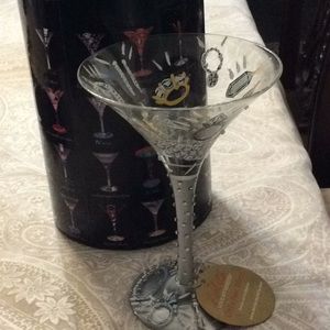 Lolita Martini Glass New With Tags and Box